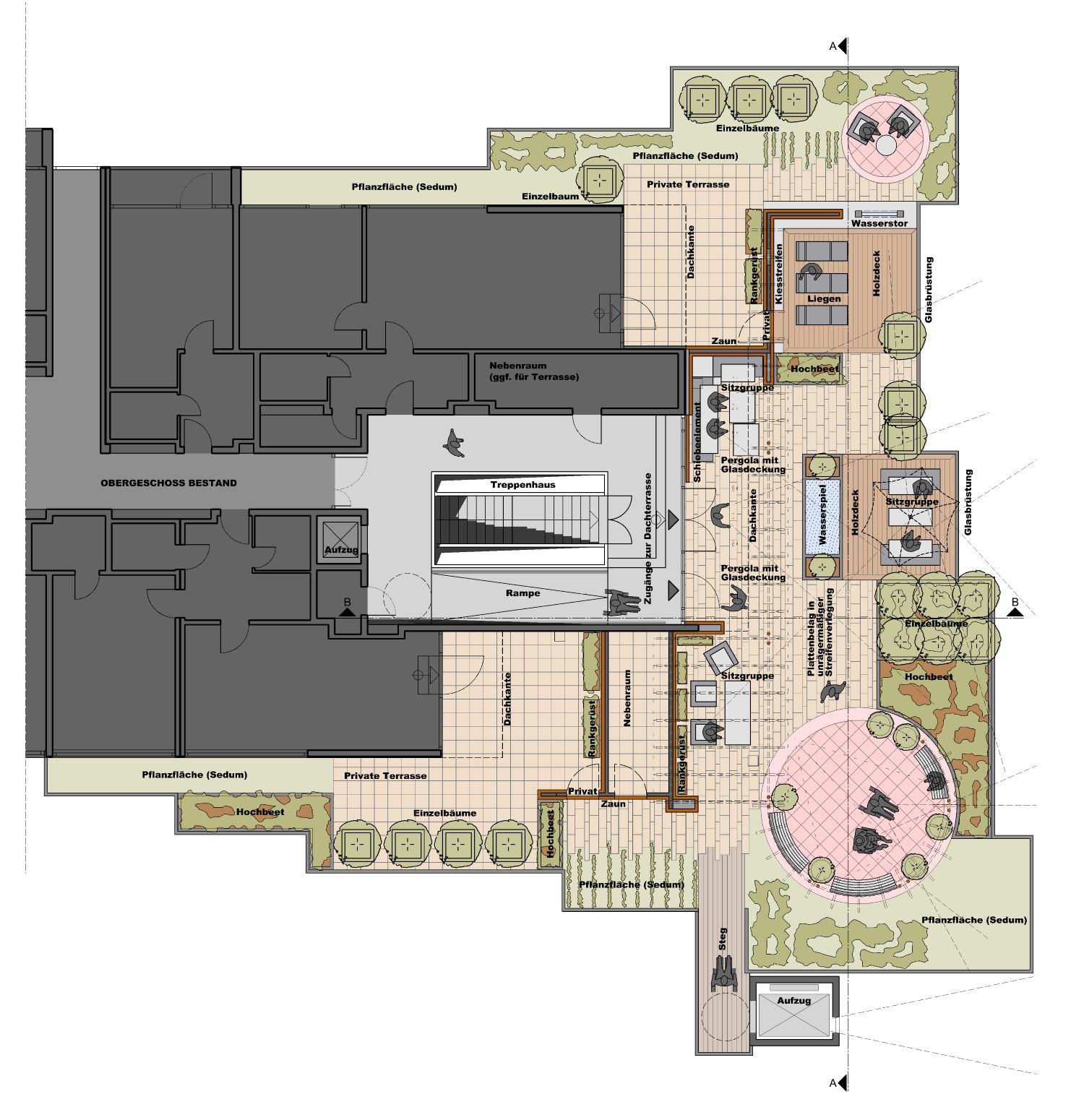 Fahr Architekt Hannover - Eilenriedestift Dachterrassen <small>Hannover</small>